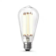 60-Watt Equivalent ST19 Dimmable Straight Filament Clear Glass E26 Vintage Ed...