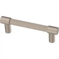 Fluted 3 in. (76 Mm) Modern Satin Nickel Cabinet Drawer Bar Pull