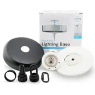 5 in. Matte Black Plug and Play Lighting Base - Carina