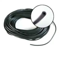 0.125 in. x 100 ft. Black Spline