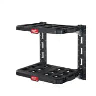 PACKOUT 20 in. H x 22 in. W Slatwall Accessories Black Resin Racking Kit with Metal Reinforced Frame and Handle