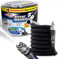 Silver Bullet 3/4 in. Dia x 50 ft. Lightweight Kink-Free Expandable Water Garden Hose