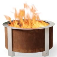X Series 24 Smokeless Fire Pit In Corten Steel