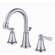 Melina 8 in. Widespread Double-Handle High-Arc Bathroom Faucet in Brushed Nickel