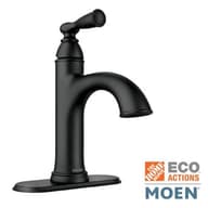 Banbury Single Handle Single Hole Bathroom Faucet in Matte Black