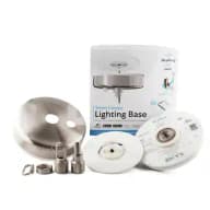 5 in. Brushed Nickel Smart Plug and Play Lighting Base - Carina