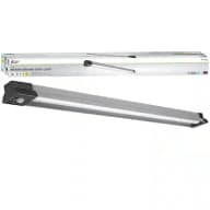 40 in. 3000 Lumens Plug-in Motion Sensing Integrated LED Linkable Shop Light 120 Volt 4000K Black Brushed Nickel