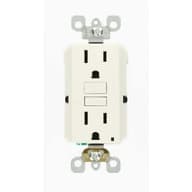 15 Amp Self-Test SmartlockPro Slim GFCI Duplex Outlet, White (3-Pack)