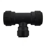 Prolock 3/4 in. X 3/4 in. X 1/2 in. Push-To-Connect Plastic Reducing Tee Fitting