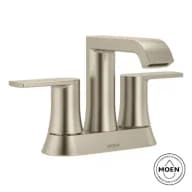 Genta 4 in. Centerset Double-Handle Bathroom Faucet With Drain Kit Included I...
